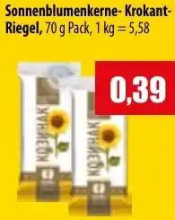 Mix Markt Sonnenblumenkerne-Krokant Riegel Angebot