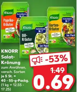 Kaufland KNORR Salat Krönung Angebot