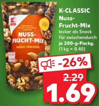 Kaufland K-CLASSIC Nuss Frucht-Mix Angebot