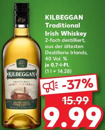 Kaufland KILBEGGAN Traditional Irish Whiskey Angebot