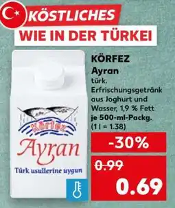 Kaufland KÖRFEZ Ayran Angebot