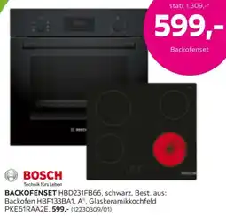 Mömax BOSCH Backofenset Angebot