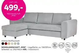 Mömax Wohnlandschaft „RISE" Angebot