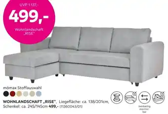 Mömax Wohnlandschaft „RISE" Angebot