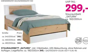 Mömax Stauraumbett SATURN Angebot