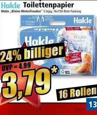 Norma Hakle Toilettenpapier Angebot