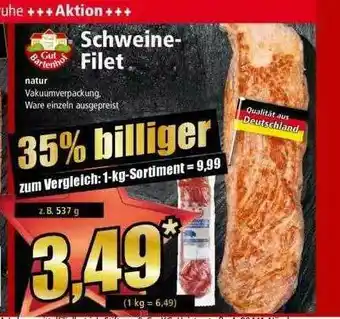 Norma Schweine-filet Gut Bartenhof Angebot