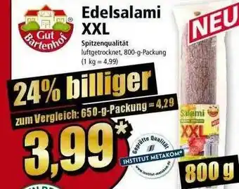 Norma Edelsalami Xxl Gut Bartenhof Angebot