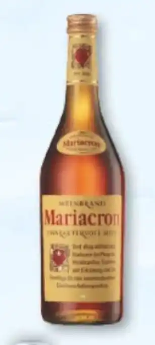 trinkgut Mariacron Weinbrand Angebot