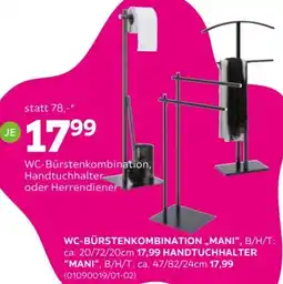 Mömax WC-Bürstenkombination, Handtuchhalter oder Herrendiener Angebot