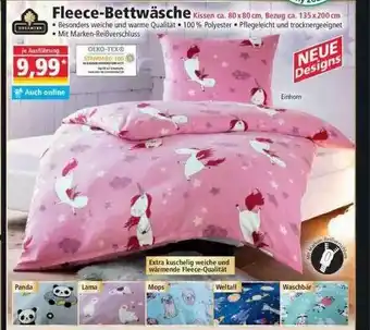 Norma Fleece-bettwäsche Angebot