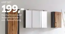 Mömax Hochschrank oder Spiegelschrank inkl. Beleuchtung Angebot