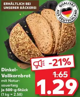 Kaufland Dinkel Vollkornbrot Angebot