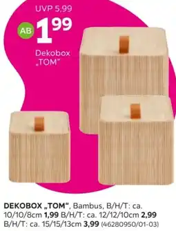 Mömax Dekobox „TOM" Angebot