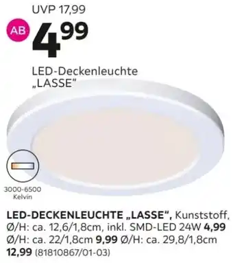 Mömax LED-Deckenleuchte „LASSE" Angebot