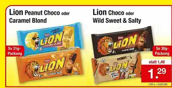 Zimmermann Lion Peanut Choco Oder Caramel Blond, Lion Choco Oder Wild Sweet & Salty Angebot