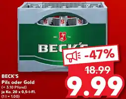 Kaufland BECK'S Pils oder Gold Angebot