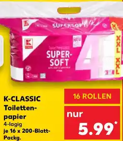 Kaufland K-CLASSIC Toilettenpapier Angebot