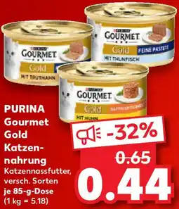 Kaufland PURINA Gourmet Gold Katzennahrung Angebot