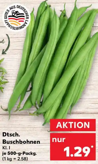 Kaufland Dtsch. Buschbohnen Angebot