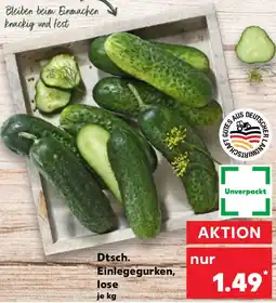 Kaufland Dtsch. Einlegegurken, lose Angebot