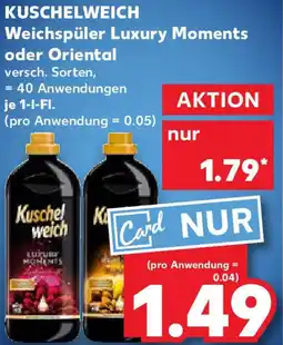 Kaufland KUSCHELWEICH Weichspüler Luxury Moments oder Oriental Angebot