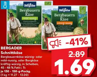 Kaufland BERGADER Schnittkäse Angebot