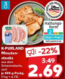 Kaufland K-PURLAND Minutensteaks Angebot