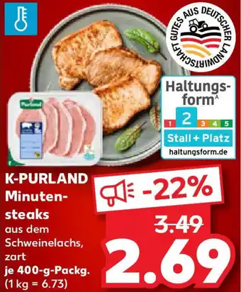 Kaufland K-PURLAND Minutensteaks Angebot