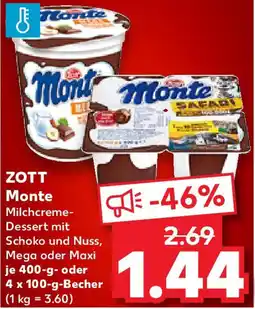 Kaufland ZOTT Monte Angebot