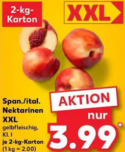 Kaufland Span./ital. Nektarinen XXL Angebot