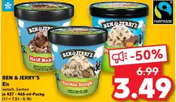 Kaufland BEN & JERRY'S Eis Angebot