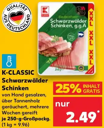 Kaufland K-CLASSIC Schwarzwälder Schinken Angebot