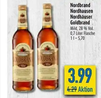diska Nordbrand Nordhausen Nordhäuser Goldbrand Angebot