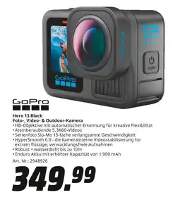MediaMarkt Gopro hero 13 black Angebot