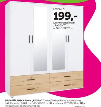 Mömax Drehtürenschrank „rasant“ Angebot