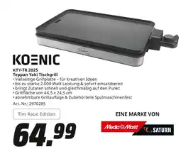 MediaMarkt Koenic kty-tr 2025 teppan yaki tischgrill Angebot