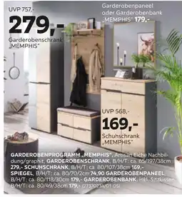 Mömax Garderobenprogramm „memphis“ Angebot