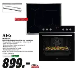 MediaMarkt Aeg mm40hspi einbauherdset mit pyrolyse und induktion Angebot