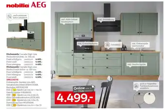 XXXLutz Nobilia küchenzeile cascada high-line Angebot