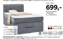 Mömax Boxspringbett „runner“ Angebot