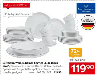 XXXLutz Seltmann weiden kombi-service „lido black line“ Angebot