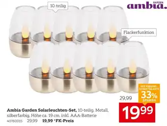 XXXLutz Ambia garden solarleuchten-set Angebot
