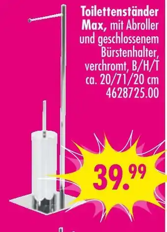Möbel Boss Toilettenständer max Angebot
