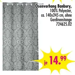 Möbel Boss Ösenvorhang banbury Angebot