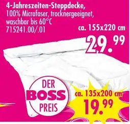 Möbel Boss 4-jahreszeiten-steppdecke Angebot