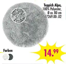 Möbel Boss Teppich alpa Angebot