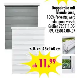 Möbel Boss Doppelrollo mit blende case Angebot
