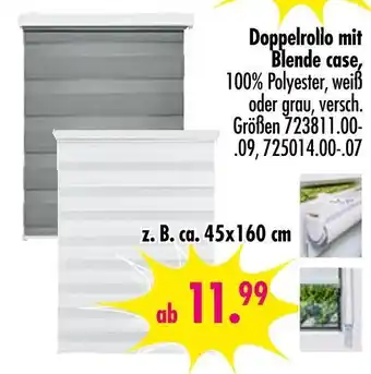 Möbel Boss Doppelrollo mit blende case Angebot