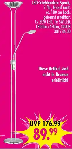 Möbel Boss Led-stehleuchte spock Angebot